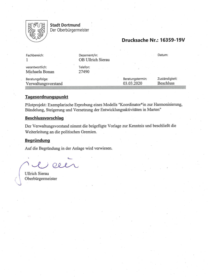 Deckblatt Vorlage Einrichtung